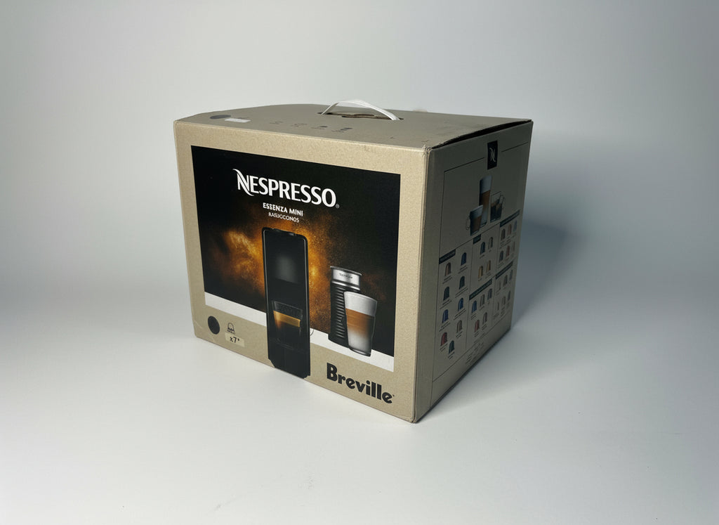Nespresso Essenza Mini Espresso Machine by Breville, with Aeroccino Milk Frother
